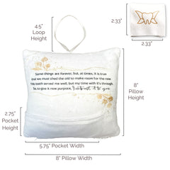 20 Moments of Tooth pillow includes a tooth pouch for safe tooth storage.