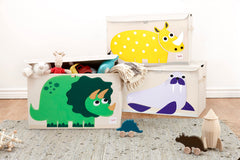 Three Sprouts animal-design fabric chest adds playful decor while organizing.