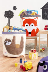 3 Sprouts canvas storage bin durable cotton canvas for daily use.