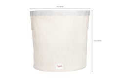 3 Sprouts canvas storage bin laundry basket helps tidy rooms with playful charm