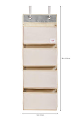3 Sprouts diaper essentials organizer helps tidy wipes, creams, and nappies within arm's reach.