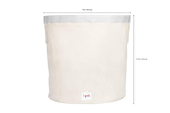 3 Sprouts toy storage basket handle closeup highlighting easy portability