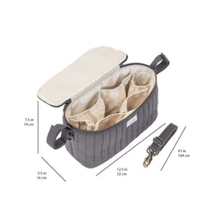 3 Sprouts zip-top stroller organizer secures belongings during outings