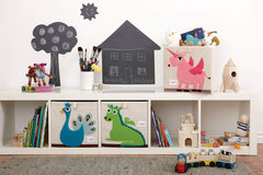 3 Sprouts toy storage cube durable polyester for daily use