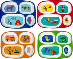 4E's Novelty firefighter divided plate for kids supports themed meals and organized portions.