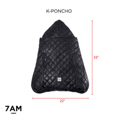 7AM Enfant water-repellent fabric on a baby cover during a stroll