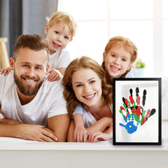 80s non-toxic paints ideal for baby handprints with easy cleanup