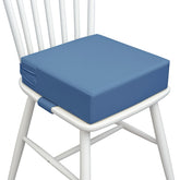AAAini toddler booster seat on chair with secure belts for safe mealtimes