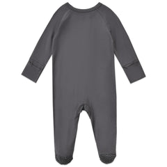Aablexema coverall with fold-over mittens to protect delicate newborn skin.