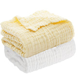 Aablexema baby muslin towels large 43x43 inches for easy newborn wrapping