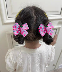 AACKS strawberry hair clips on pigtails demonstrating versatile styling.