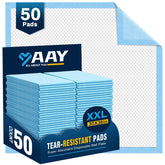 AAY disposable bed pads 30x36 pack front highlighting large surface coverage for protection