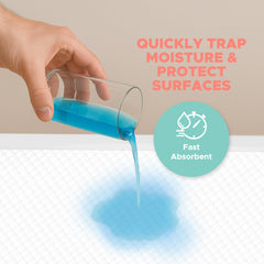 ABABY REFRESH portable pad folded design fits in a diaper bag.