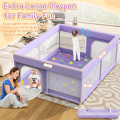 Abdtech playpen mat thick padding protects little one during playtime.