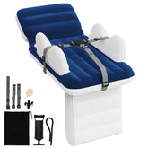 Abdtech inflatable toddler airplane bed with pillow for comfortable travel