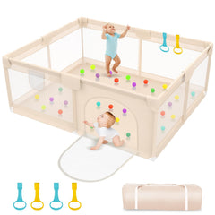 Abdtech playpen 79x71 setup view for spacious baby play area