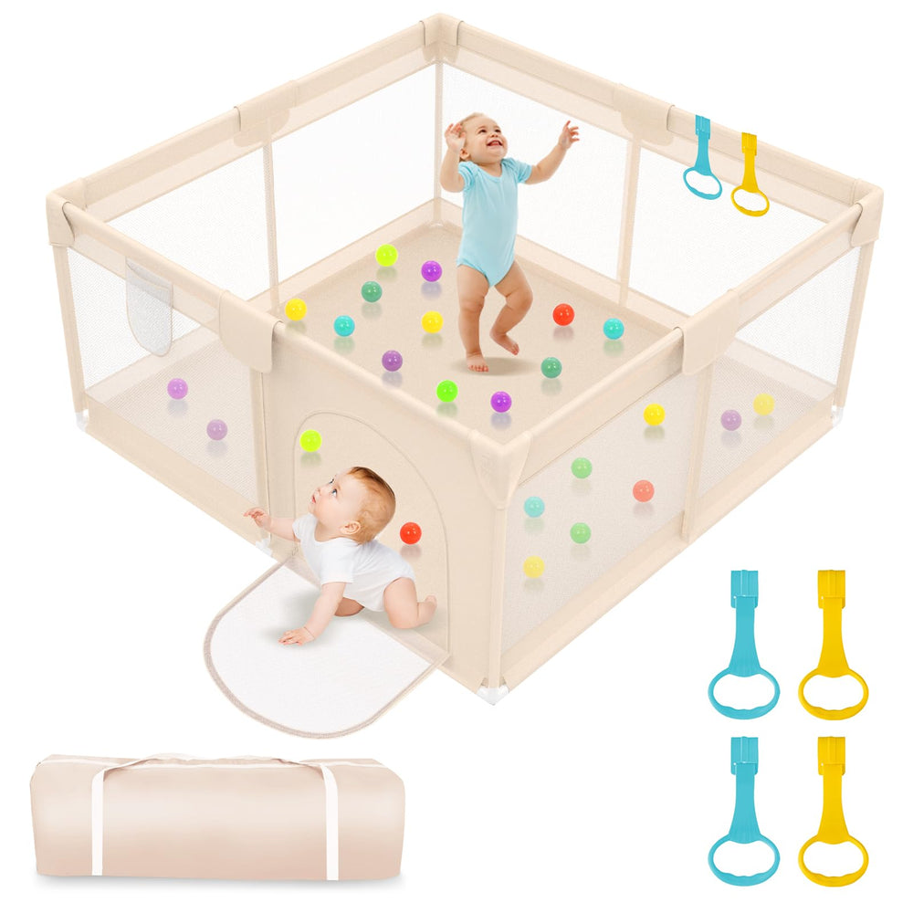 Abdtech Playpen shows an oversized play area for safe exploration