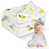Abdtech cotton muslin swaddle blanket soft and breathable for newborns