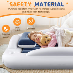Abdtech toddler bed safety sides protect little sleepers during sleepovers
