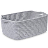 ABenkle small storage basket with handles for organized spaces and easy transport