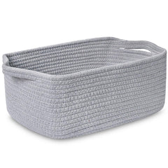 ABenkle small storage basket with handles for organized spaces and easy transport