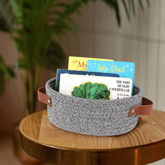 ABenkle tiny Easter basket adds festive touch to nursery decor.