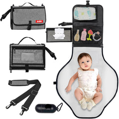 ABI large portable diaper changing pad with ample space for newborns and toddlers