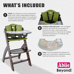 Abiie Beyond Junior chair harness system keeps child securely seated
