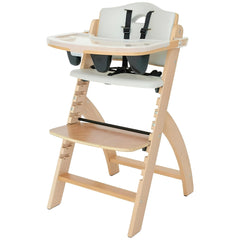 Abiie Beyond Junior high chair with tray for meals and growth.