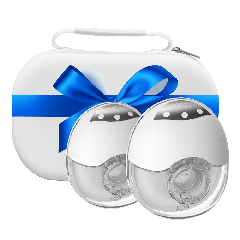 ABOBO breast pump hands-free wearable enables discreet on-the-go pumping.