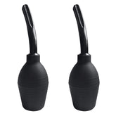 Abyclean anal douche bulb 310ml black for comfortable at-home cleansing.