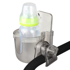 Accmor 2in1 cup holder and phone holder secures belongings during walks.