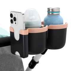 Accmor 360-degree clamp allows flexible positioning on handlebars.