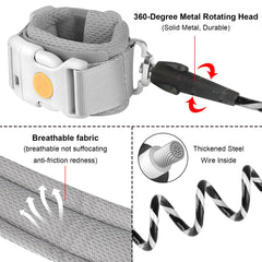 Accmor 6.5ft spring rope with swivel head in action outdoors