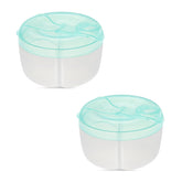 Accmor baby formula dispenser with rotating cover for on-the-go use
