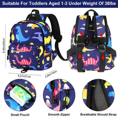 Accmor 4-in-1 harness shows backpack with leash and wrist link for safer strolls.