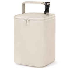 Accmor breastmilk cooler bag with insulated lining preserves milk temperature on the go.