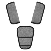 Accmor car seat straps shoulder pad closeup shows soft padding for delicate baby skin.