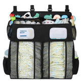 Accmor diaper organizer with top storage for toys and clothes, within reach