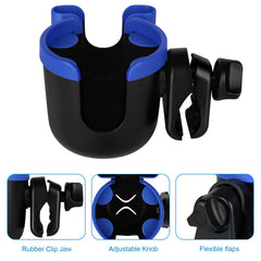 Accmor clip-on cup holder easy to install without tools.