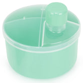 Accmor formula dispenser on the go with four secure compartments for travel.