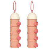 Accmor pink three-layer formula dispenser for on the go.