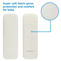 Accmor hip pad for stroller belt cushions the crotch area during outings.