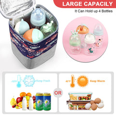 Accmor insulated bottle tote front view highlighting cooling and portability.