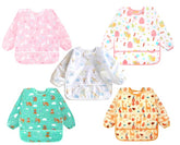 Accmor long sleeve bib with full coverage for mess-free meals