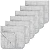 Accmor muslin burp cloths with soft-touch fabric for gentle burping.