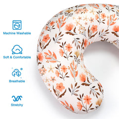 Accmor nursing pillow cover easy-zipper enables quick on/off