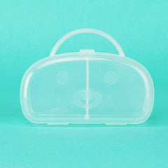 Accmor pacifier container compact design keeps essentials organized on the go.