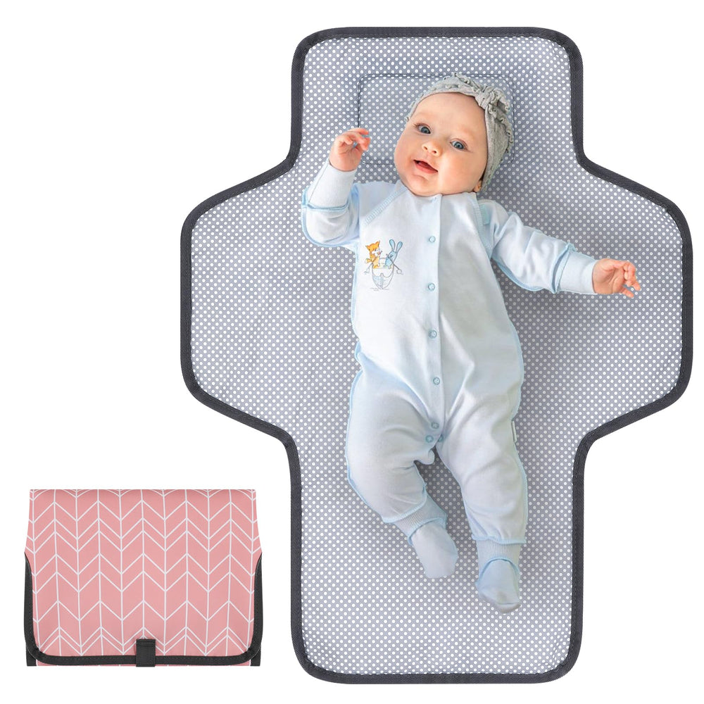 Accmor portable changing pad folded compact for easy storage and travel.