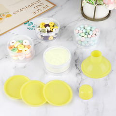 Accmor BPA-free PP material ensures safe storage for baby formula and snacks.